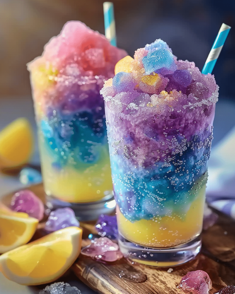 Galaxy Lemonade Slushie: A Colorful Treat Awaits!