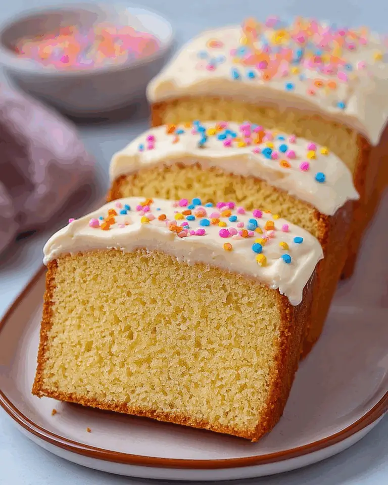 Fluffy Vanilla Loaf Cake