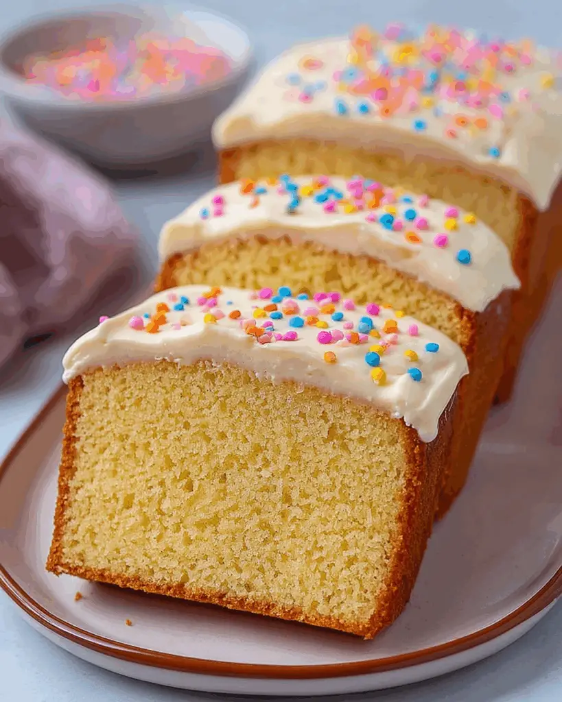 Fluffy Vanilla Loaf Cake