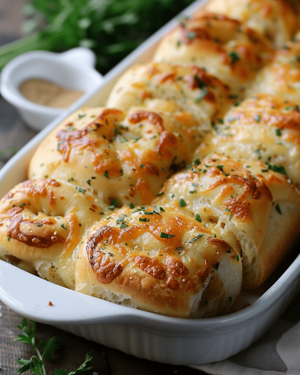 Cheesy Garlic Butter Rollups