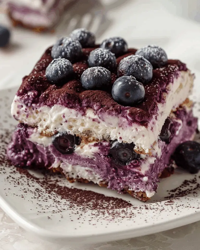 Blueberry Tiramisu
