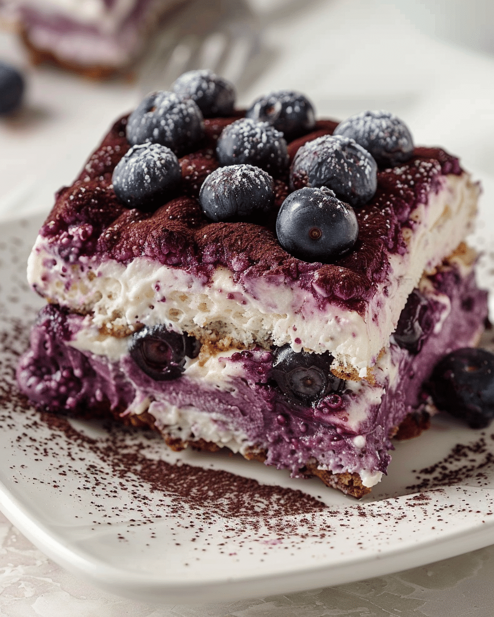 Blueberry Tiramisu