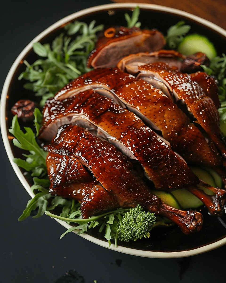 Delicious Glazed Roast Duck
