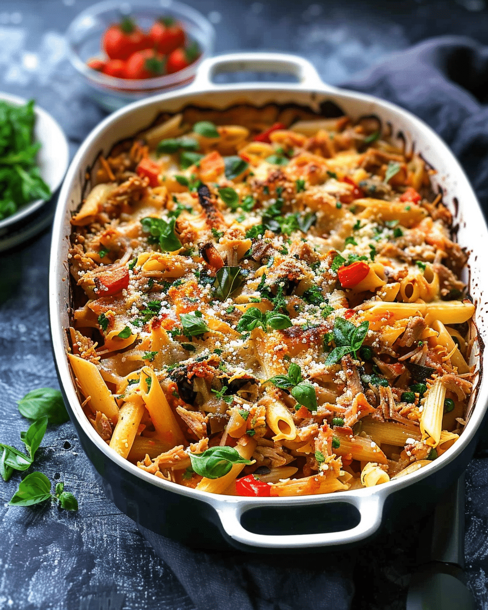 Healthy Tuna Pasta Bake