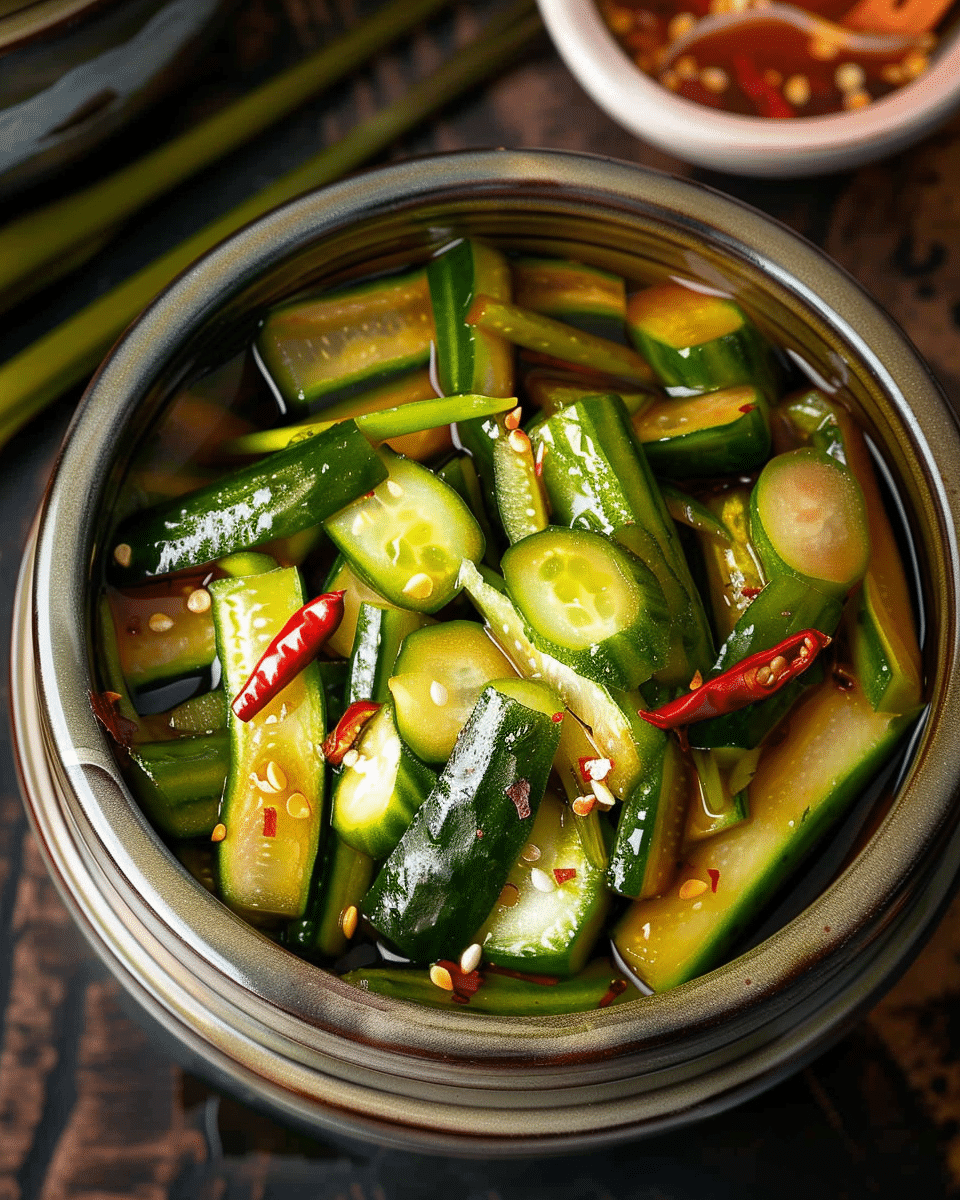 Asian Pickled Cucumber