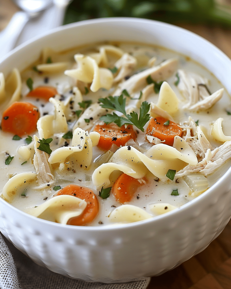 Creamy Chicken Noodle Soup