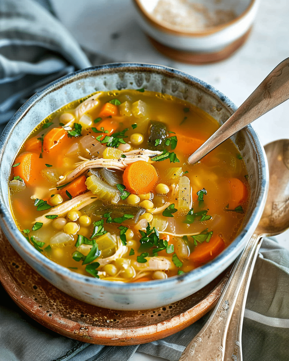Hearty Chicken Vegetable Soup