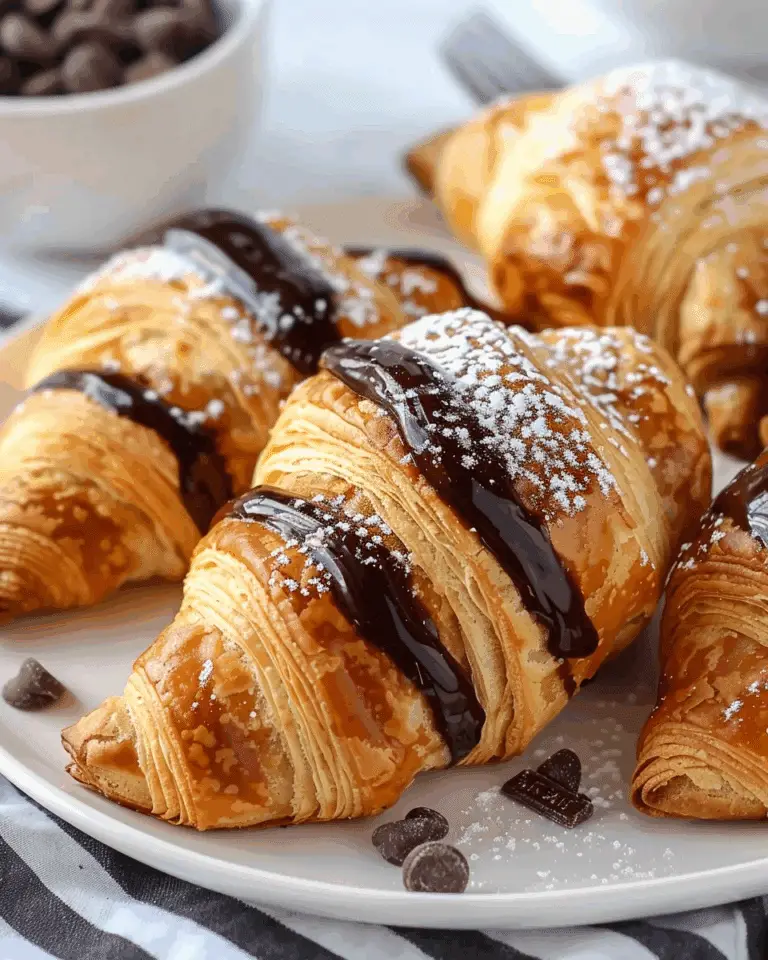 Homemade Chocolate Croissants