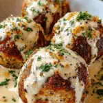 Garlic Parmesan Cheeseburger Bombs