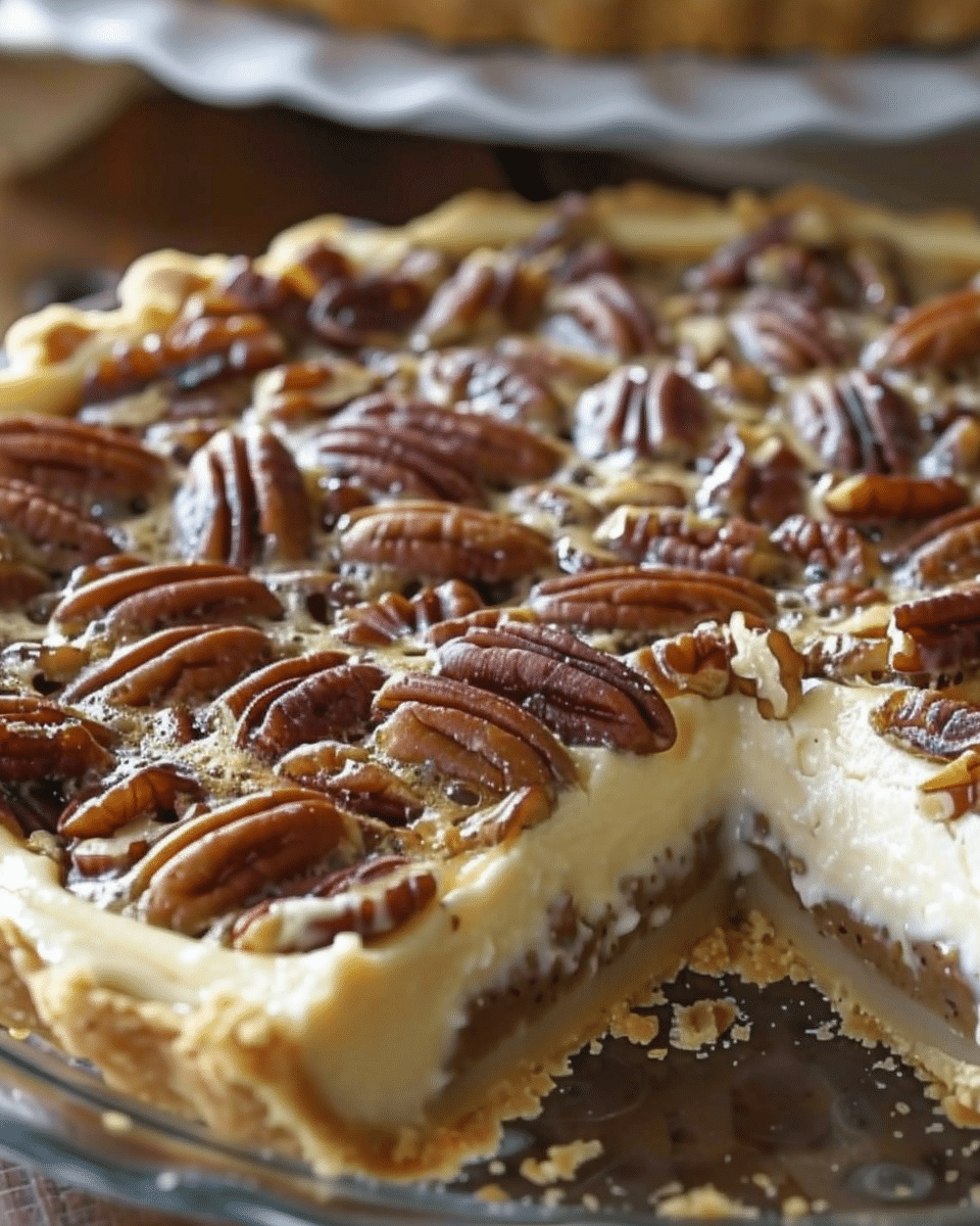 Pecan Cheesecake Pie