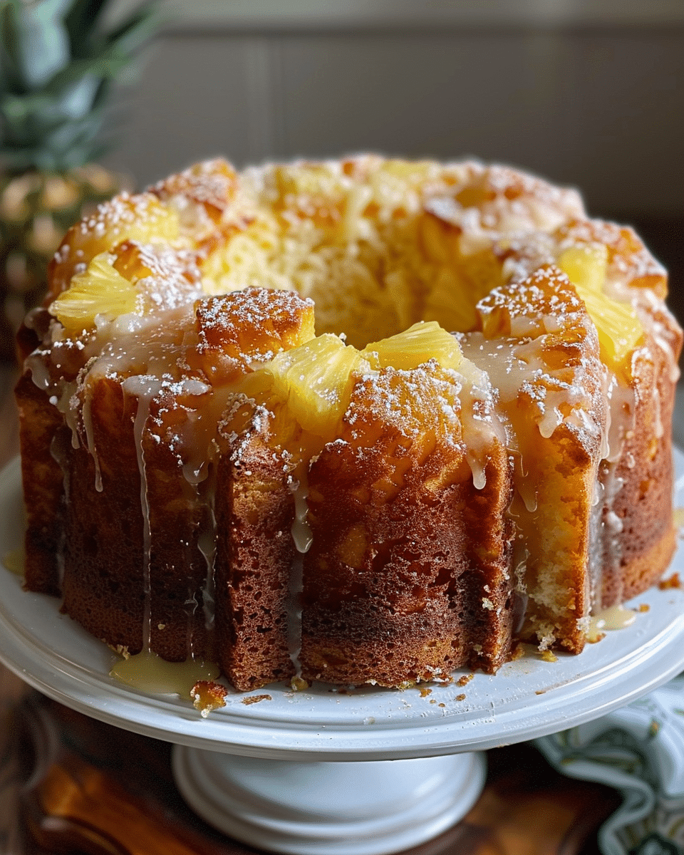 Pineapple Pound Cake