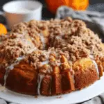 Moist Cinnamon Streusel Pumpkin Coffeecake