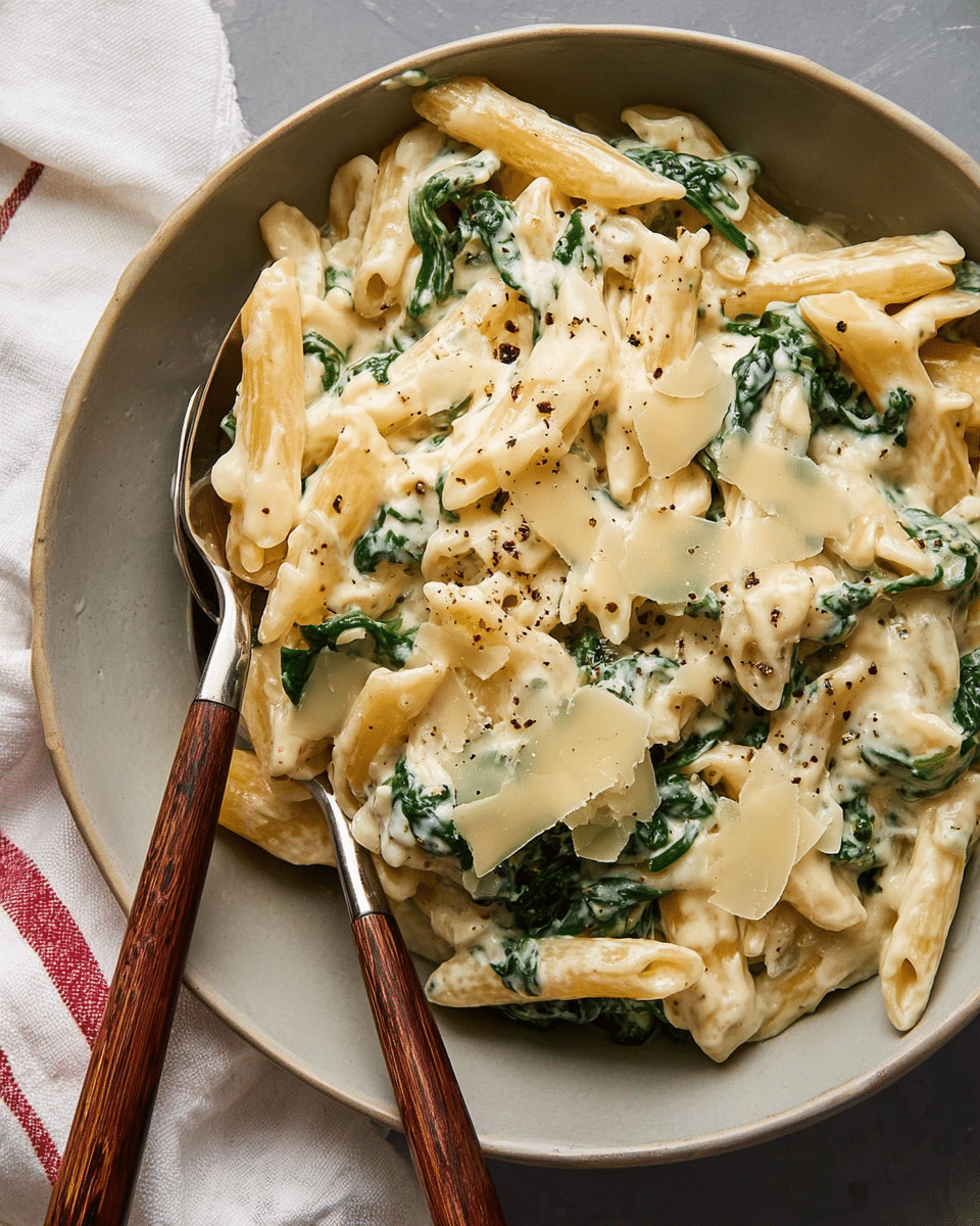 Spinach Chicken Alfredo Delight