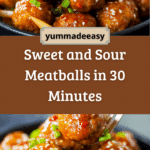 Sweet and Sour Meatballs Recipe