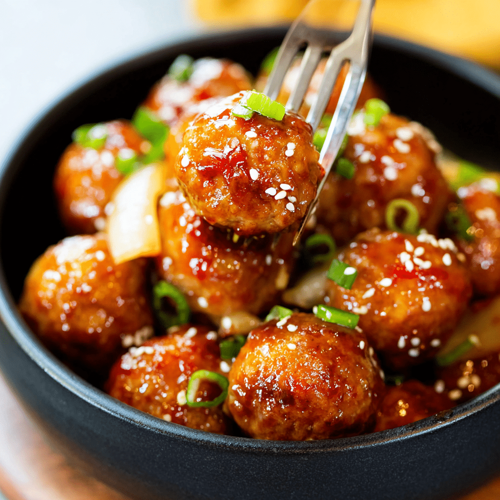 Sweet and Sour Meatballs Recipe - Recipe Image