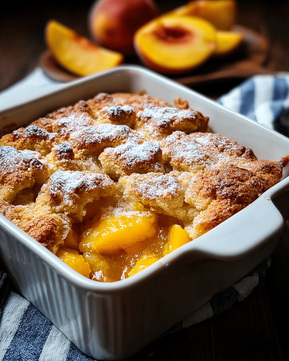 Peach Cobbler Bread Pudding: A Delightful Twist to Try! Recipe