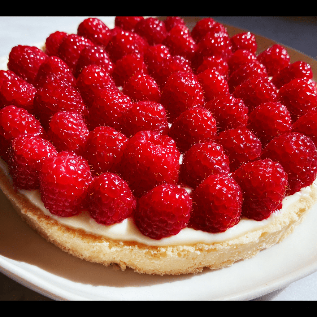 White Chocolate Raspberry Cream Pie Recipe - Recipe Image