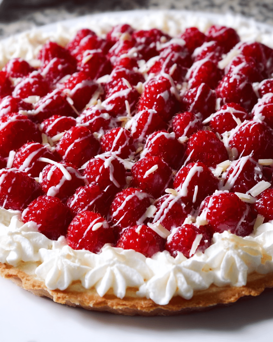 White Chocolate Raspberry Cream Pie Recipe