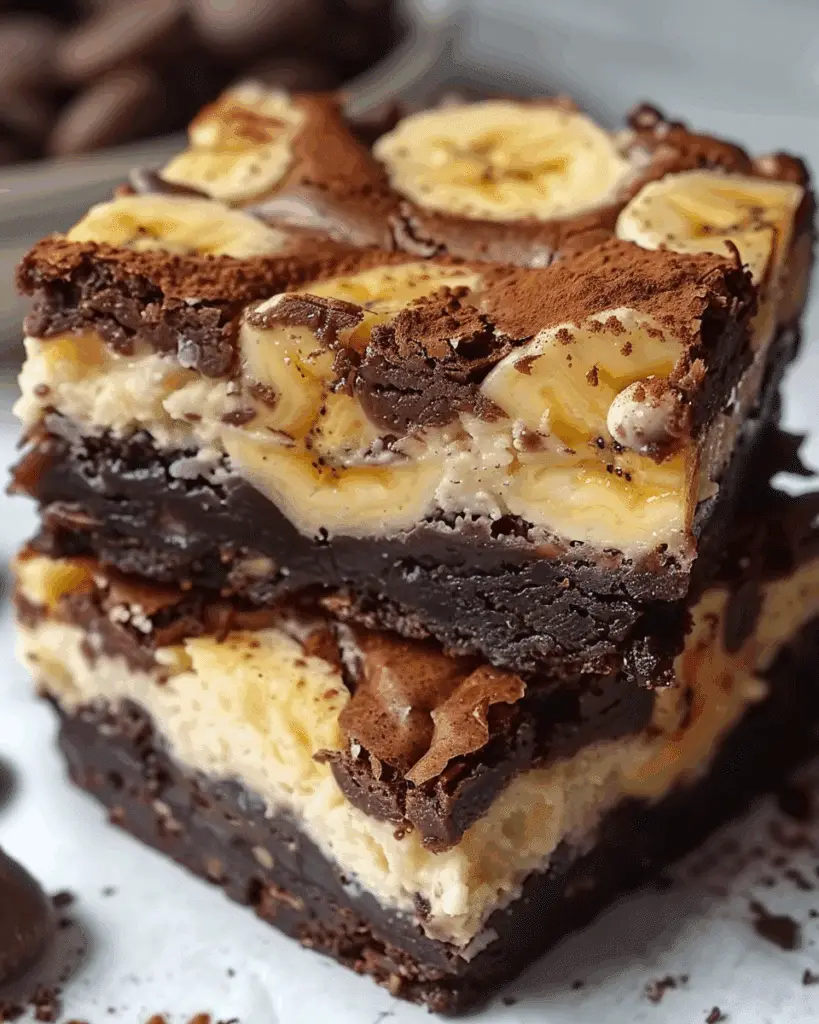 Banana Pudding Brownies
