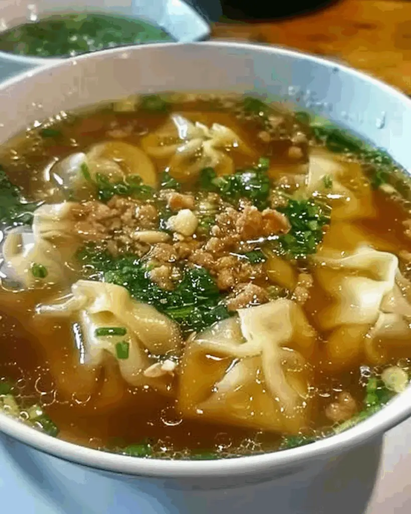 Easy Wonton Soup Recipe
