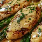 Honey Mustard Chicken with Roasted Asparagus and Cheese