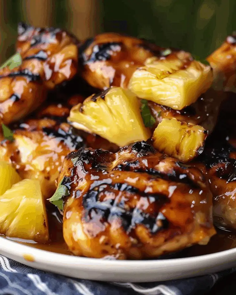 Honey Pineapple Grilled Chicken