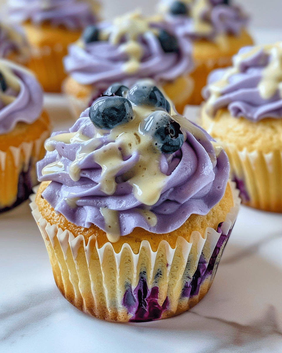 Lemon Blueberry Cupcakes