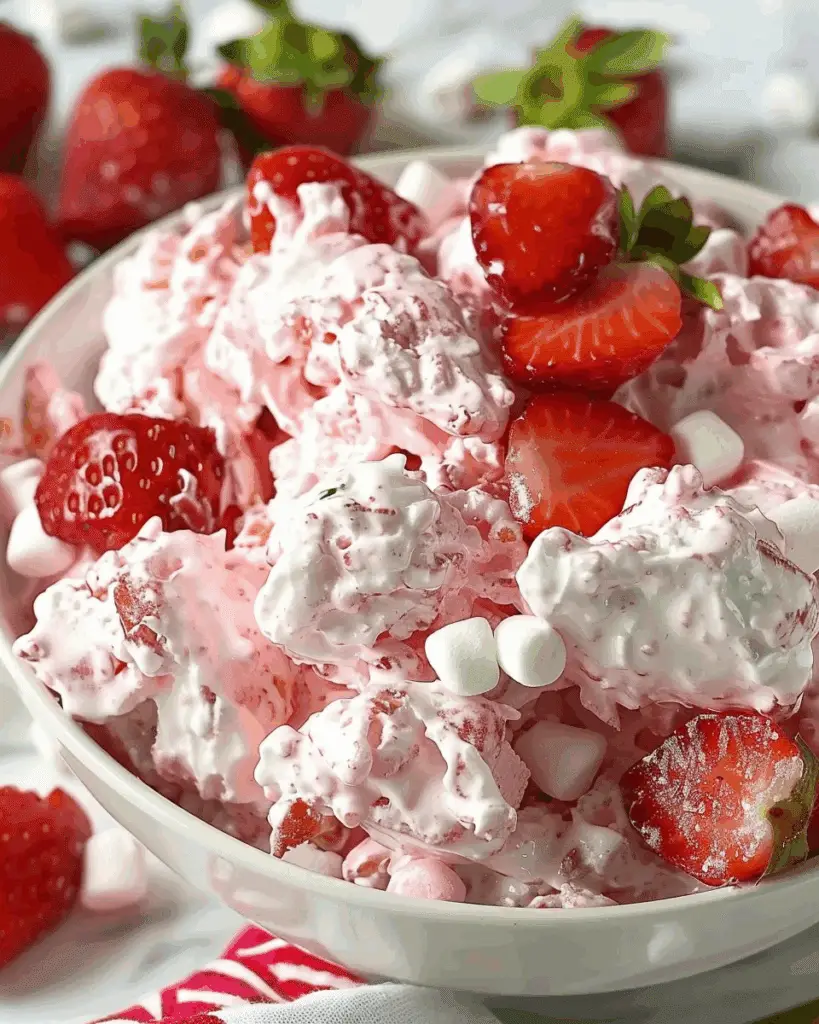 Strawberry Marshmallow Fluff Salad