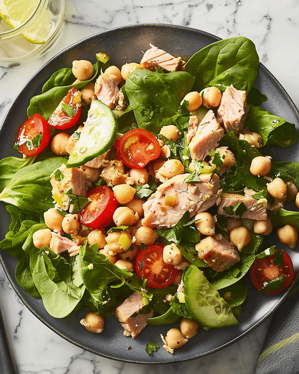 Chickpea Tuna Salad