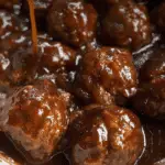 Slow Cooker Salisbury Steak Meatballs (Frozen Meatballs)