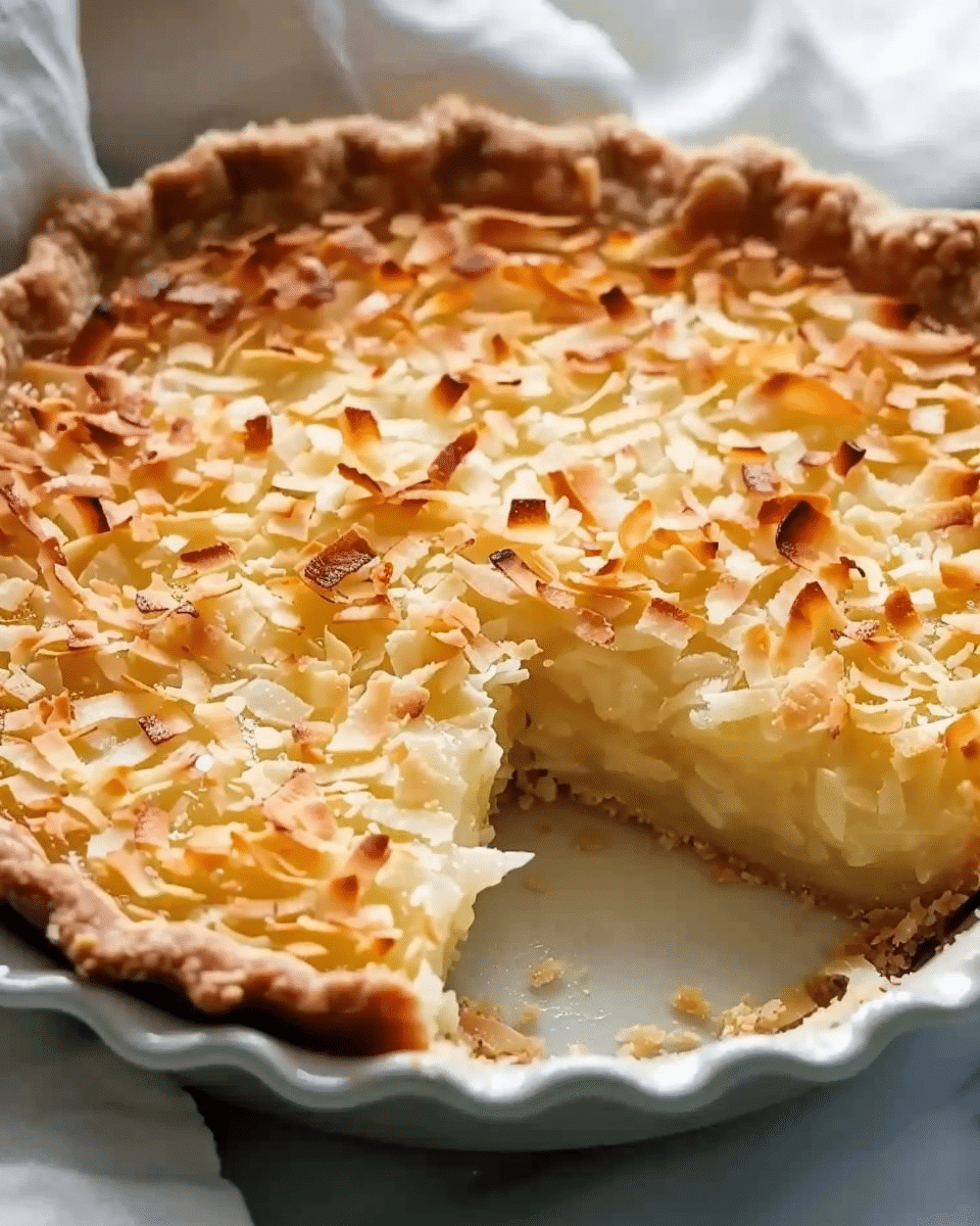French Coconut Pie