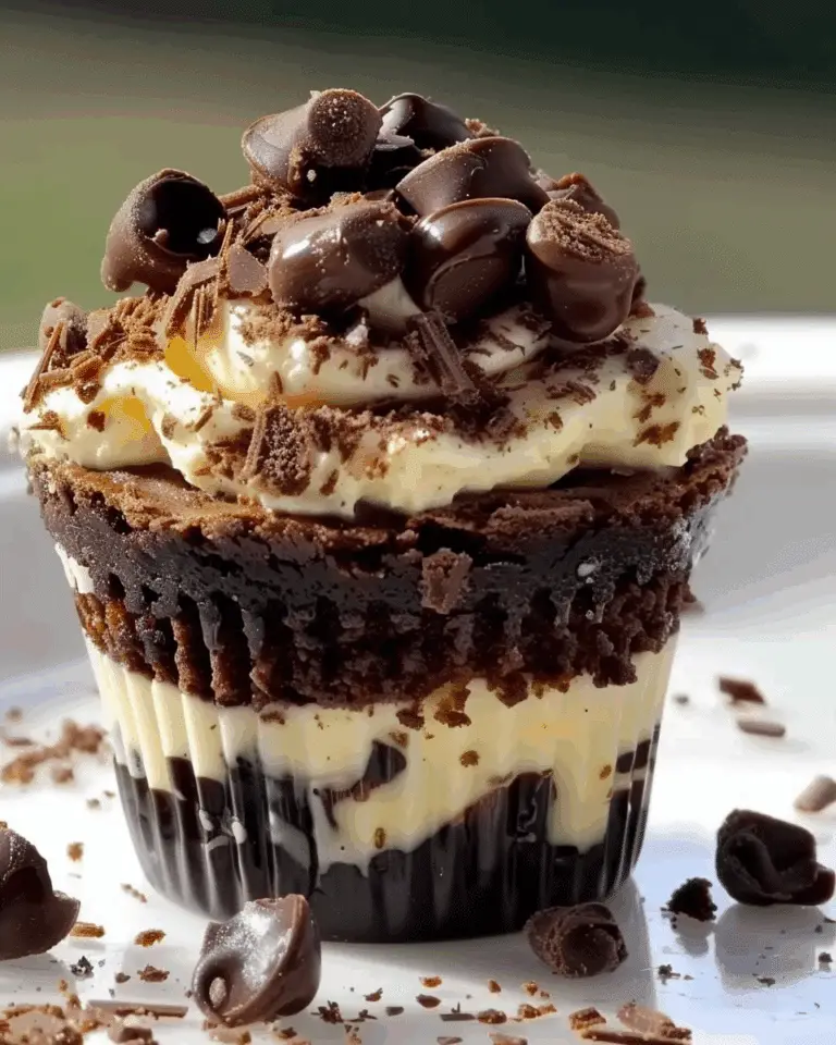Loaded Brownie Cheesecake Cup