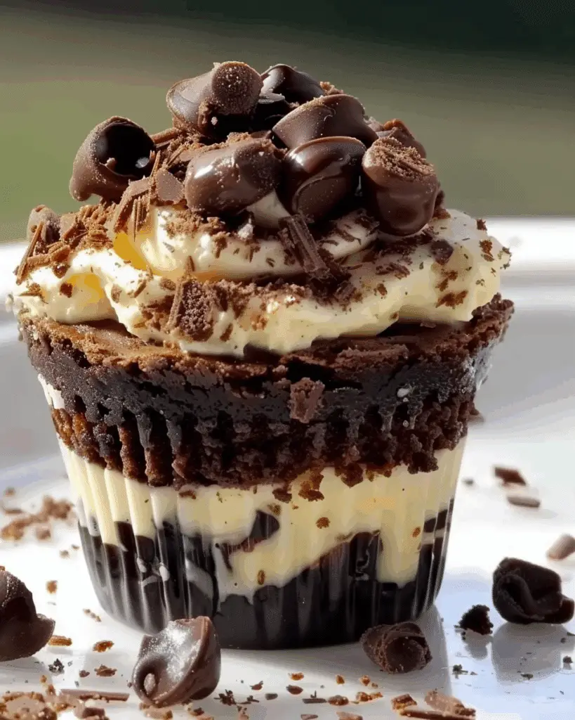 Loaded Brownie Cheesecake Cup