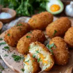 Crispy Rice and Potato Cakes with Avocado Cream Sauce