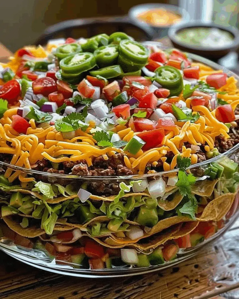 Seven Layer Taco Salad
