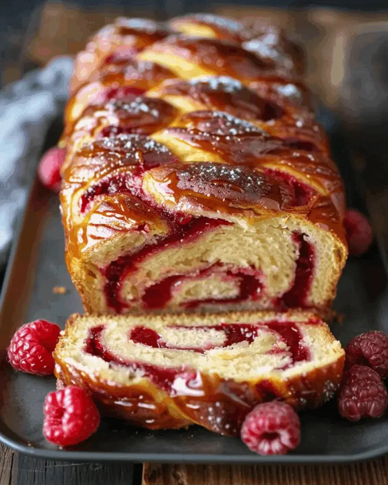 Best Raspberry Swirl Brioche Loaf Recipe