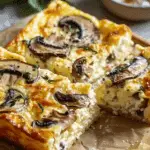 Feta & Mushroom Brunch Squares