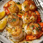 Garlic Butter Lobster & Scallops