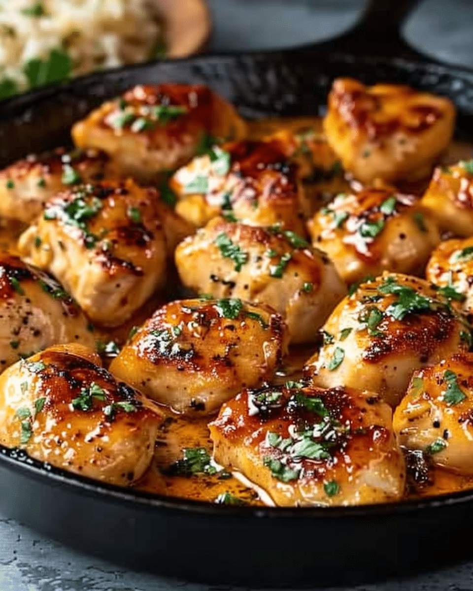 Creamy Texas Roadhouse Butter Chicken Skillet