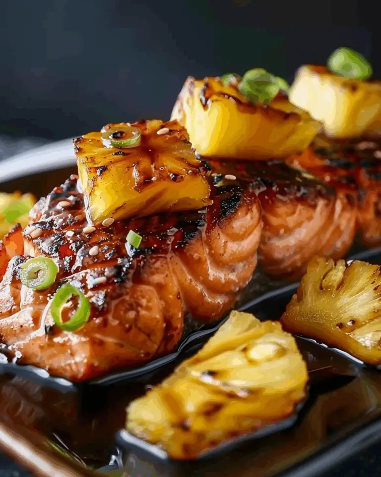 Honey Pineapple Salmon