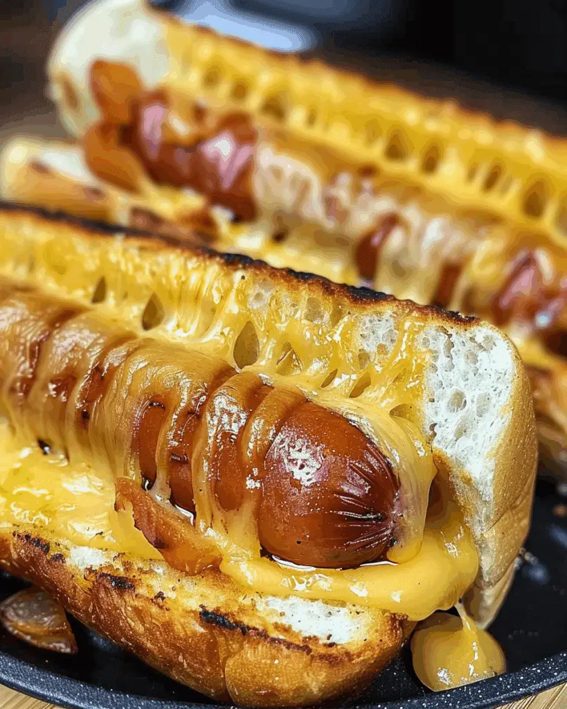 Best Air Fryer Grilled Cheese Hot Dogs