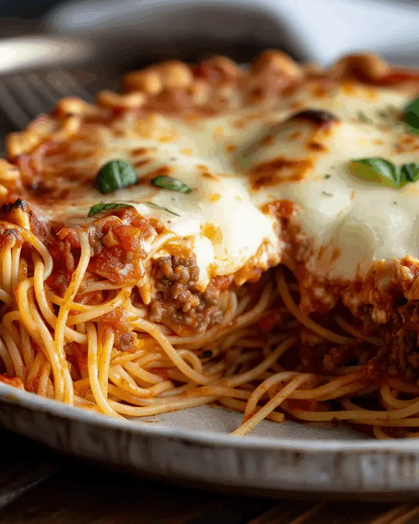 Spaghetti Pie Recipe