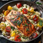Greek Salmon & Rice
