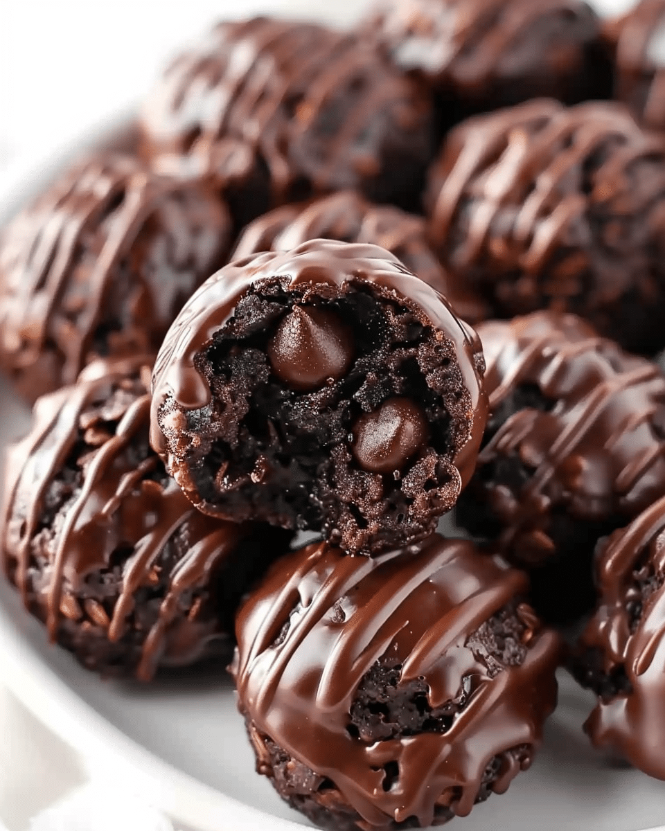 Oatmeal Cottage Cheese Brownie Bites