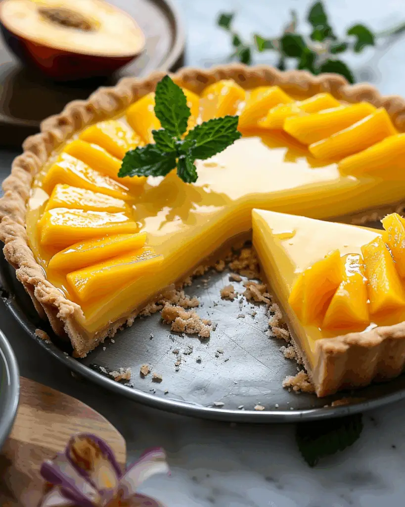 Mango Curd Tart