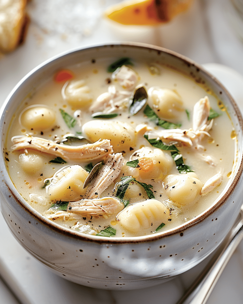 Crockpot Chicken Gnocchi Soup