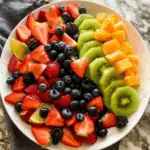 Fruit Salad with Honey Lime Dressing
