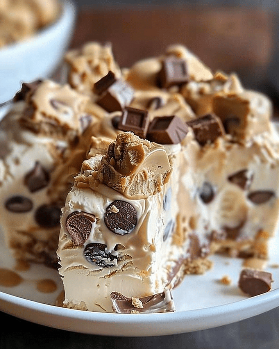 Cookie Dough Snickers & Reese's Ice Cream