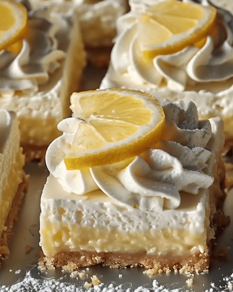 Lazy Day Lemon Cream Pie Bars
