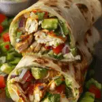 Chicken Avocado Ranch Burritos